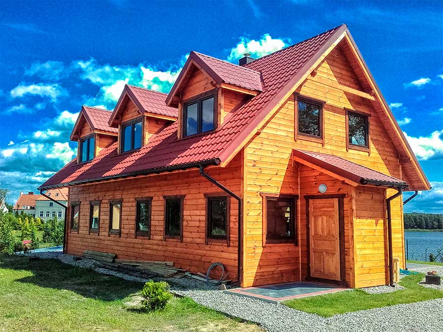 Domy z litych bali - Tartak-Stolarnia Stasiak Ryn